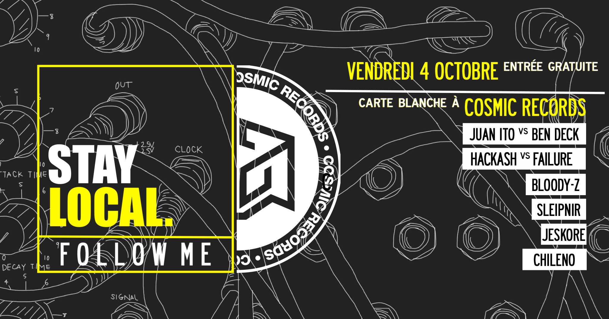 Photo de Stay-Local-invite-Cosmic-Records